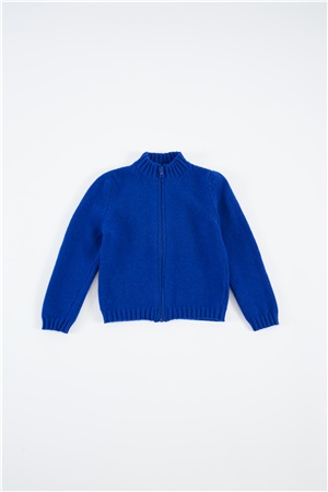 Bomber jacket in wool with zip Titanic