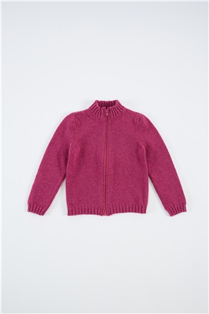 Bomber jacket in wool with zip vegas fragola