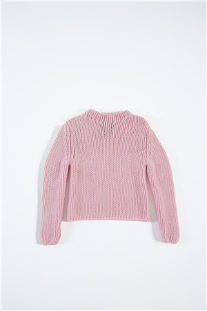 Macropunto mute neck sweater cherry 
