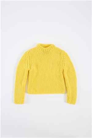 Macropunto mute neck sweater grapefruit