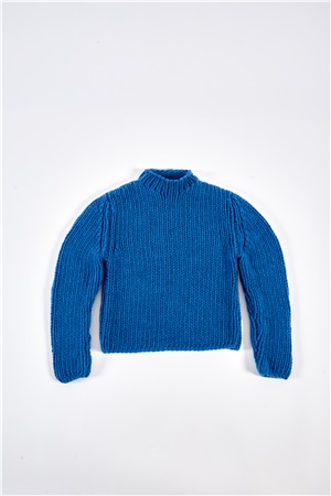Macropunto mute neck sweater neptune