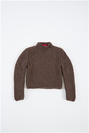 Macropunto mute neck sweater armadillo