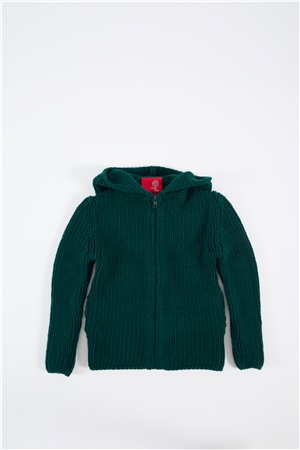 Macropunto mute neck sweater spruce