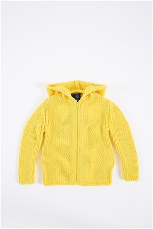 Hooded sweater grapefruit
