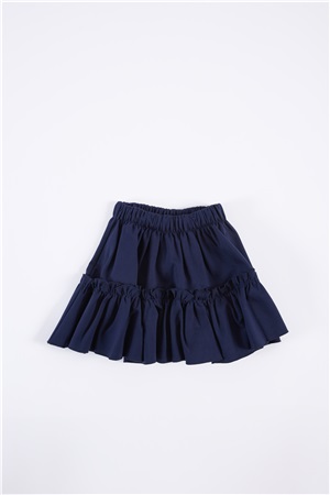 Skirt with ruffle baby navy
