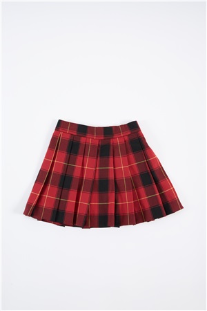 Kilt Skirt red color