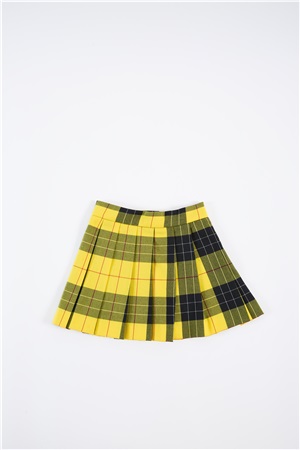 Kilt Skirt yellow  color 