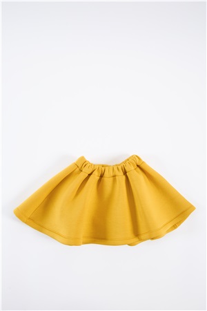 Mini pleated Skirt yellow