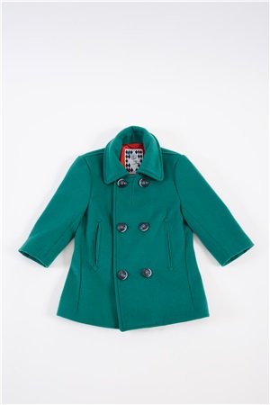 Double Breasted Jacket Green