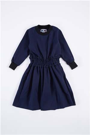 Dress in navy