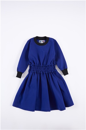 Dress in blu royal