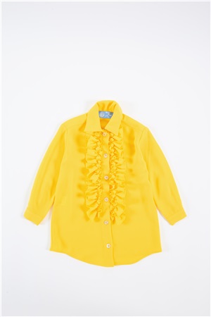 Shirt with rouges in yellow 