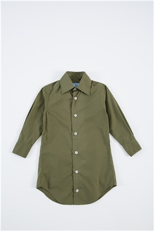 Shirt with military green
