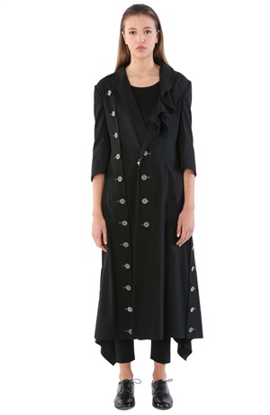 VINTAGE LONG COAT WITH BUTTONS YOHJI YAMAMOTO