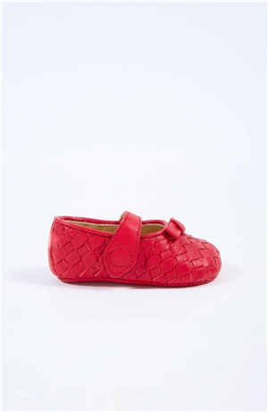 BRAIDED BALLERINA RED