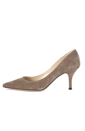 STONE SUEDE PUMP 75MM