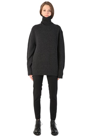 OVERSIZE TURTLENECK CHARCOAL