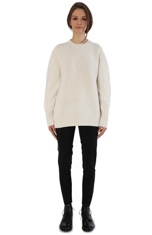 OVERSIZE ROUNDNECK ICE WHITE