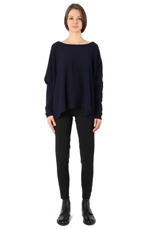 OVERSIZE CASHMERE SWEATER TDNAVY