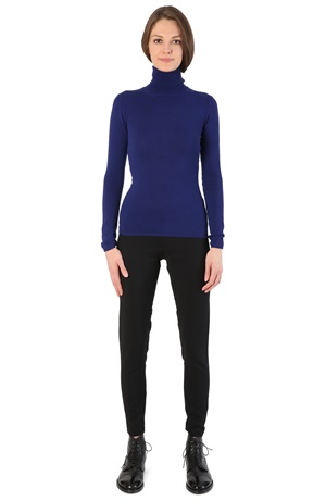 TURTLENECK CASHMERE TEE ADMIRAL