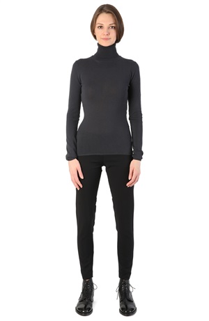 TURTLENECK CASHMERE TEE ASTRAKHAN