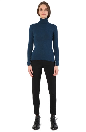 TURTLENECK CASHMERE TEE FAIR ISLE