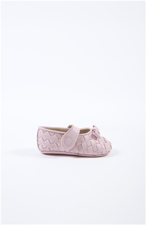Pink Baby Ballerina Shoe with Bow