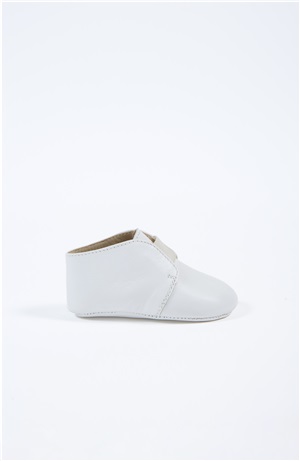 Soft White Leather Baby Shoes