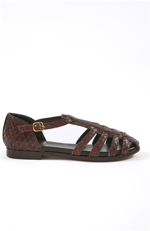 GIARDINETTA PRINTED PYTHON LEATHER