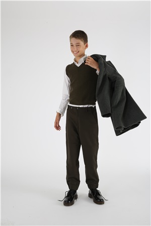 Trousers with straps taffarel