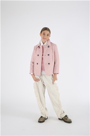 Double Breasted Jacket in light pink 