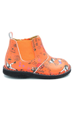 TODDLER BOOTS FIRST STEPS ORANGE